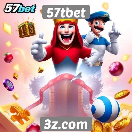 Variedade de jogos disponíveis na plataforma 57tbet